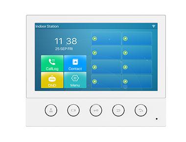 I53W-SIP網(wǎng)絡可視雙向?qū)χv系統(tǒng)帶WIFI功能-公寓樓宇對講室內(nèi)機